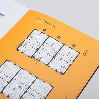 Minimal Graphic Floor Plan Design by Stepladder