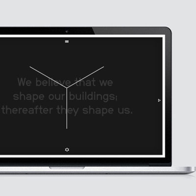 Minimal Web Design for Architecture Website by Bleed