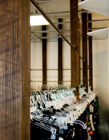 Swimwear Retail Shop Architecture with Reclaimed Elements