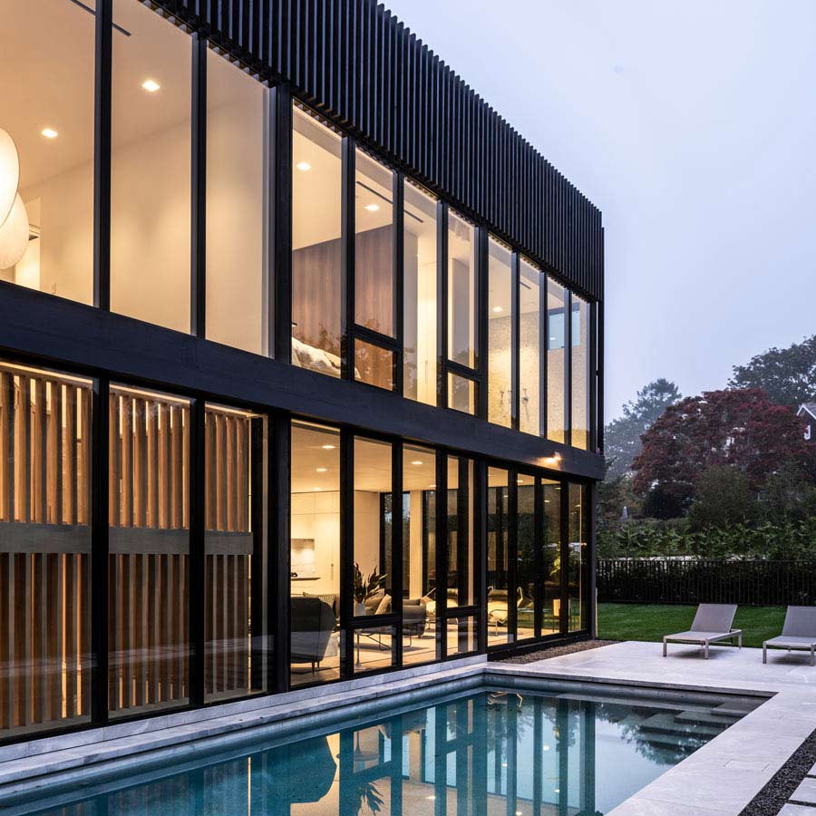 Sag Harbor hideaway modern home architecture by The Up Studio