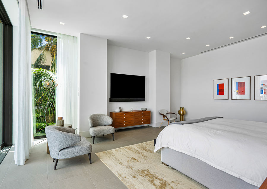 florida modern bedroom interior architecture