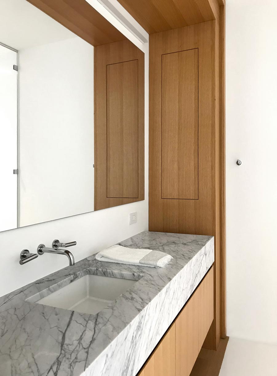 custom modern bathroom design by new york architects, The Up Studio