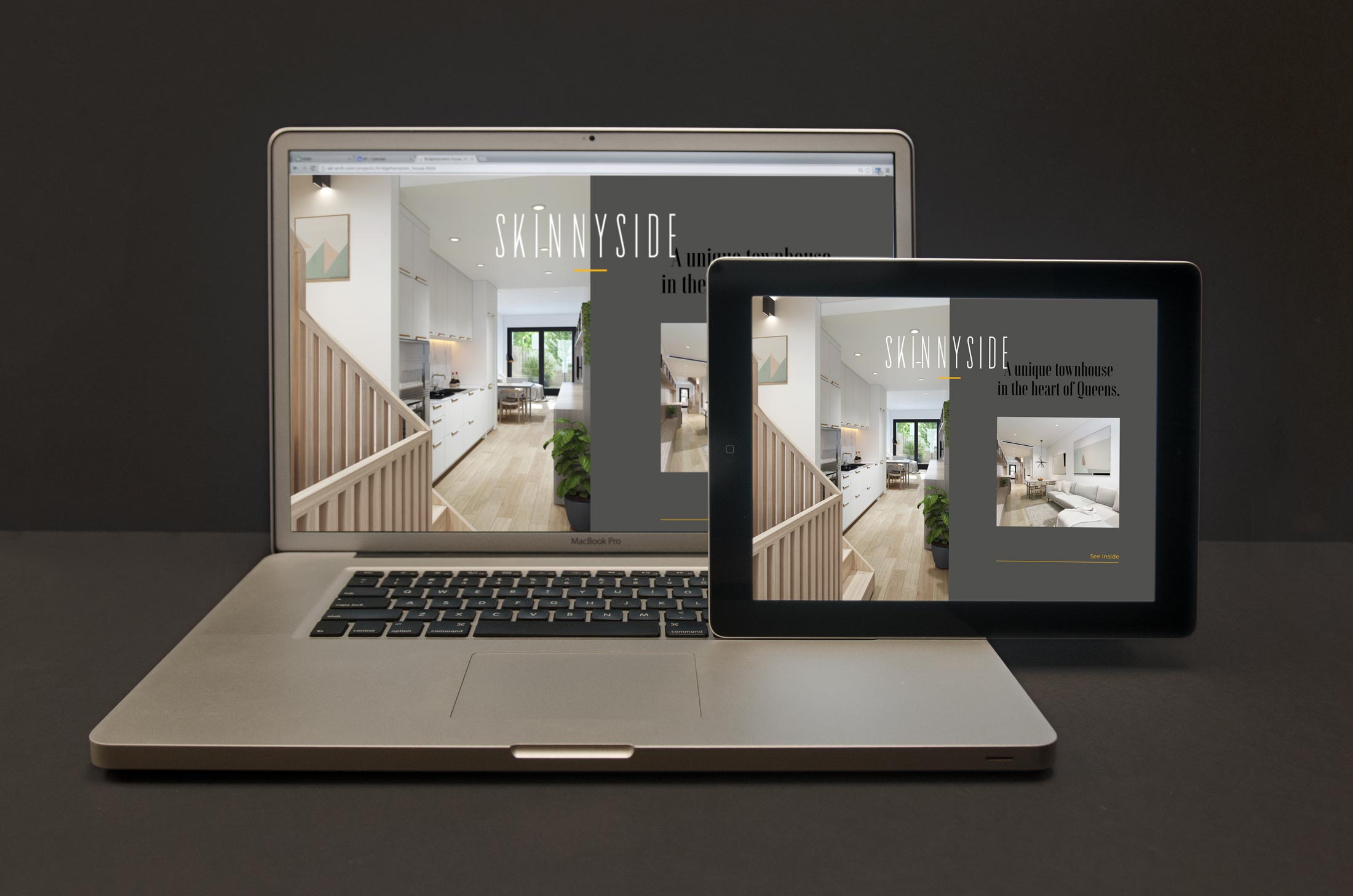 branding for nyc residential development modern architecture website
