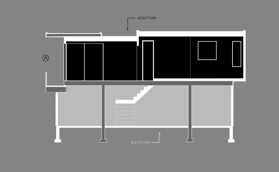 Minimal Architectural Section Elevation Diagram Design