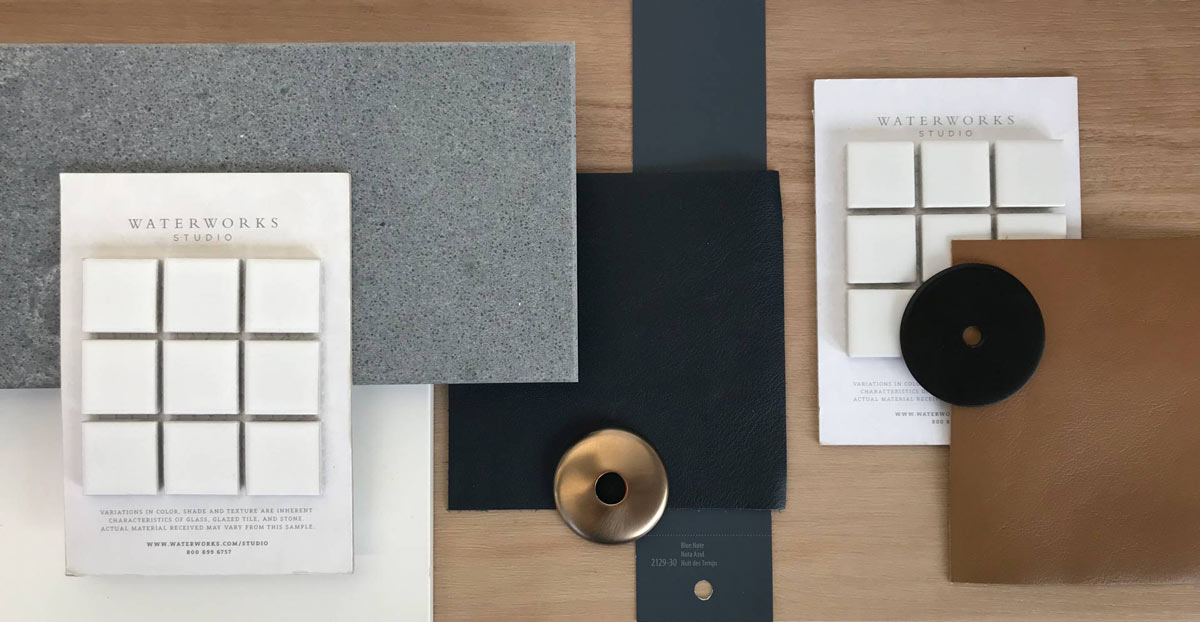 Modern Restaurant Interior Architecture Material Palette Montauk, NY