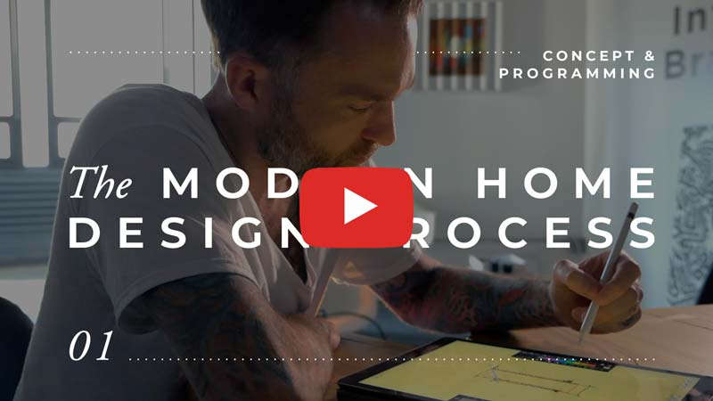 the modern home architectural design process film series: phase one concept and programming