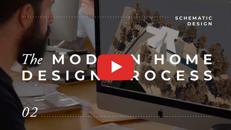 the modern home architectural design process film series: phase two schematic design