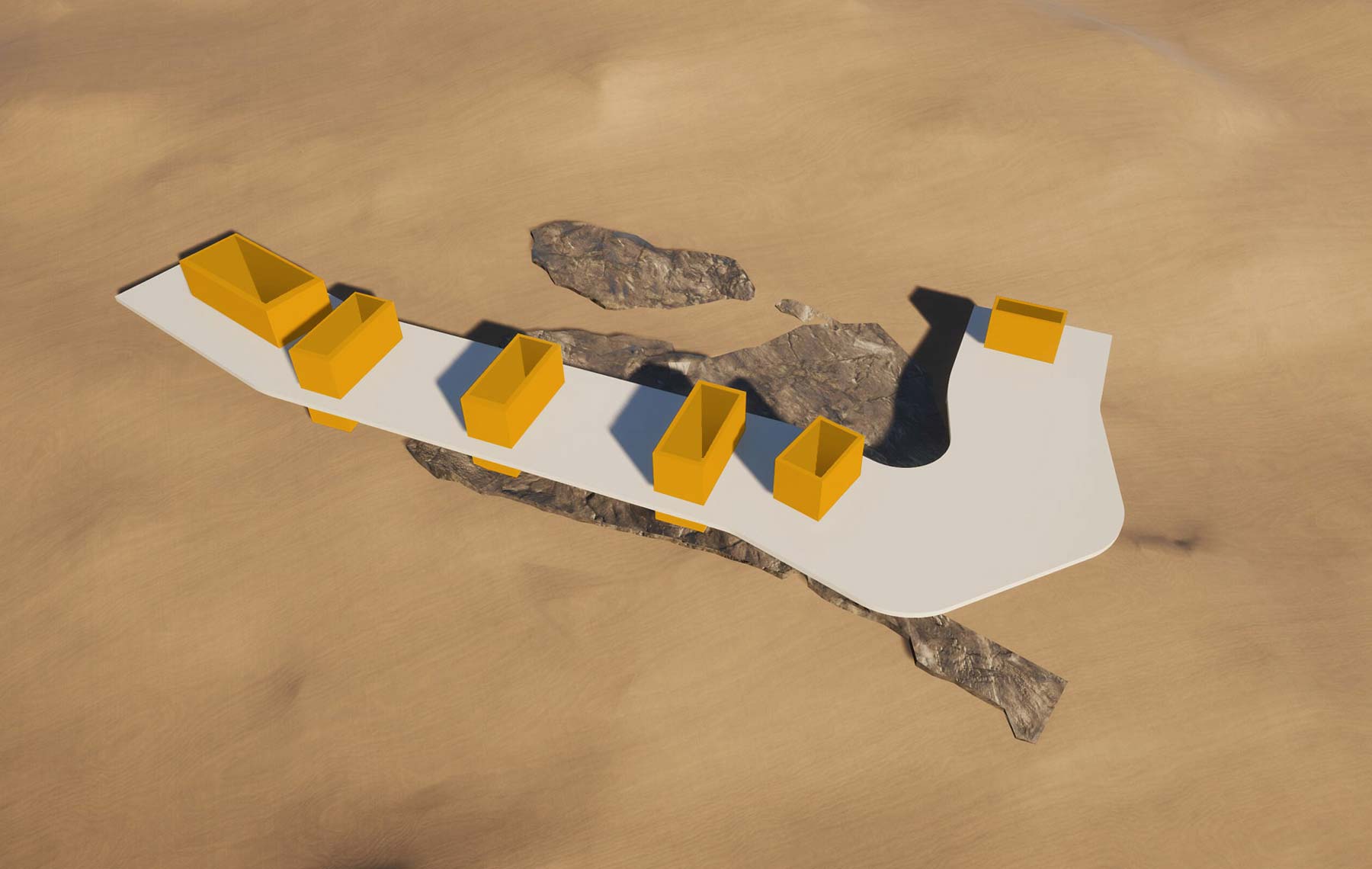 Architectural Diagram from Modern Hudson Valley Home Design