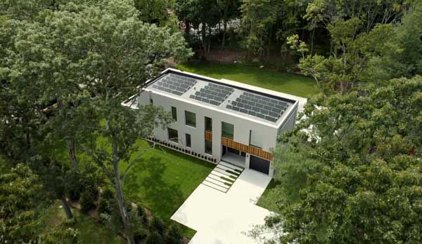 costs and price ranges for whole house solar power with battery backup in modern home design
