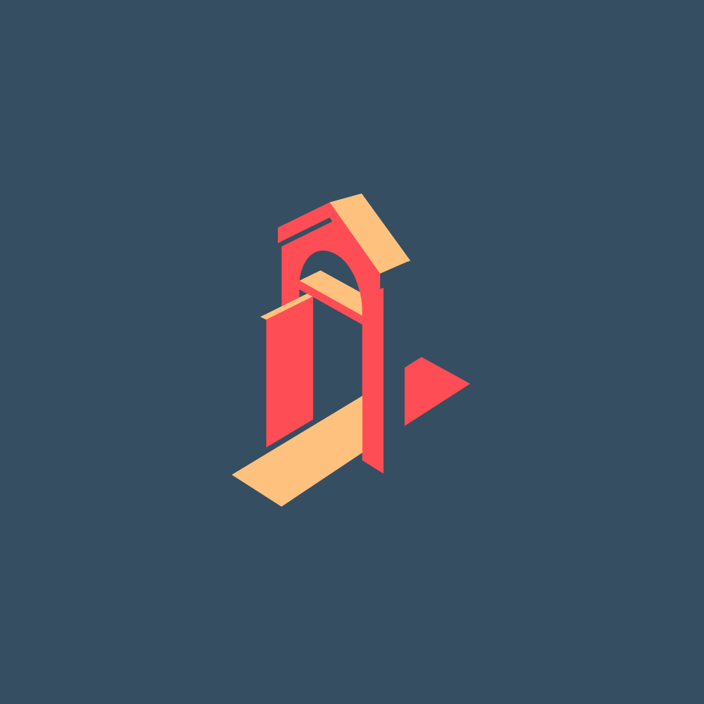 charleston architectural logo design for distilling company