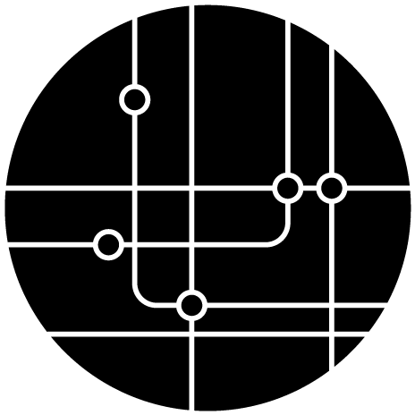 NYC Subway Map Minimal Graphic Icon