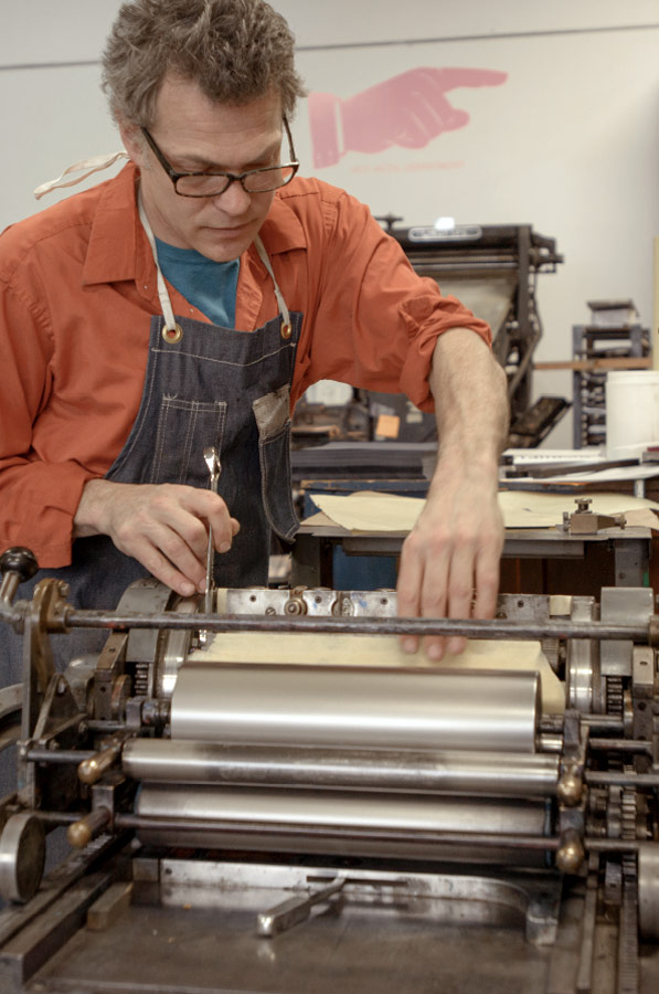 Print Design and Letterpress Shop Visit
