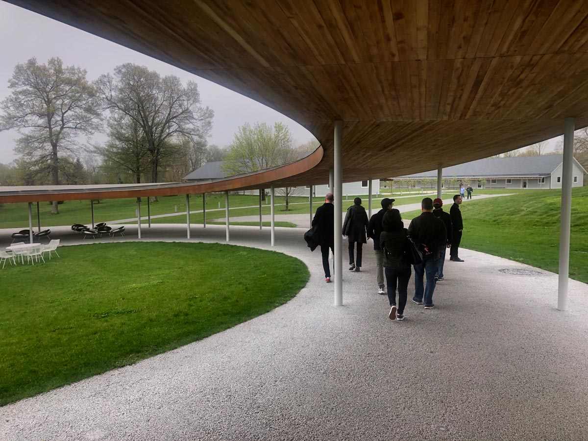 New York Architecture FIRM THE UP STUDIO visiting Grace Farms in New Canaan CT