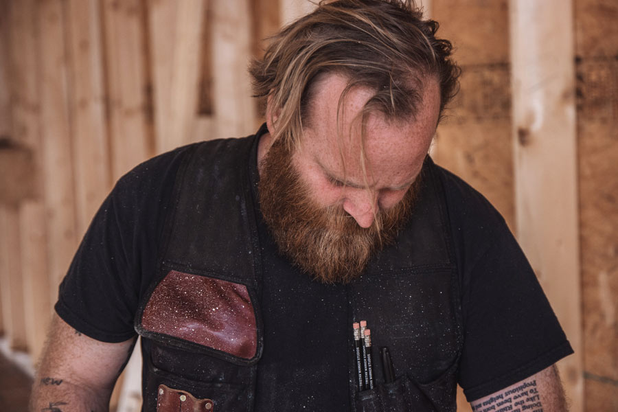 Maker Tristan Warners custom fabrication detail.