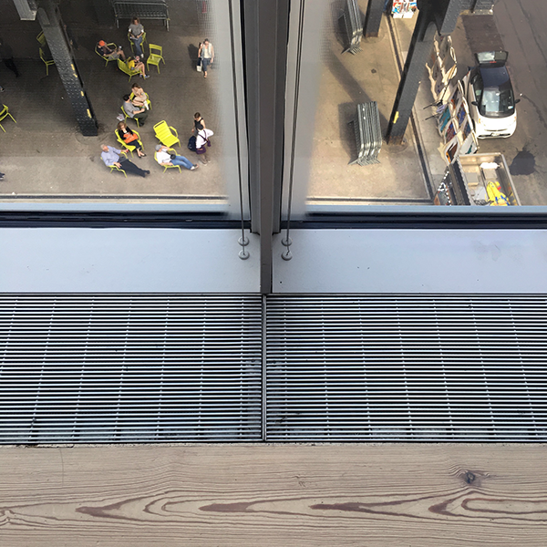 Architectural Window Detail at New York Whitney Museum