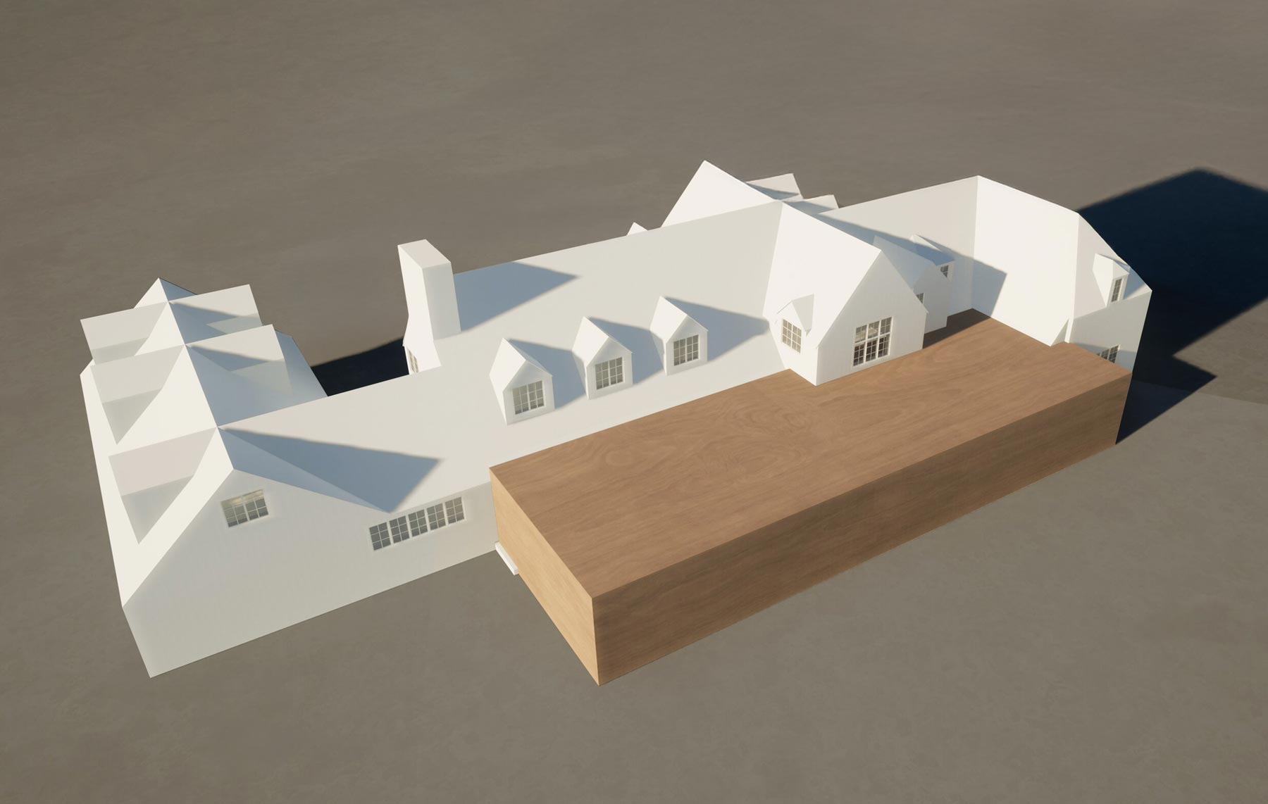 Old vs. New modern home addition architecture process