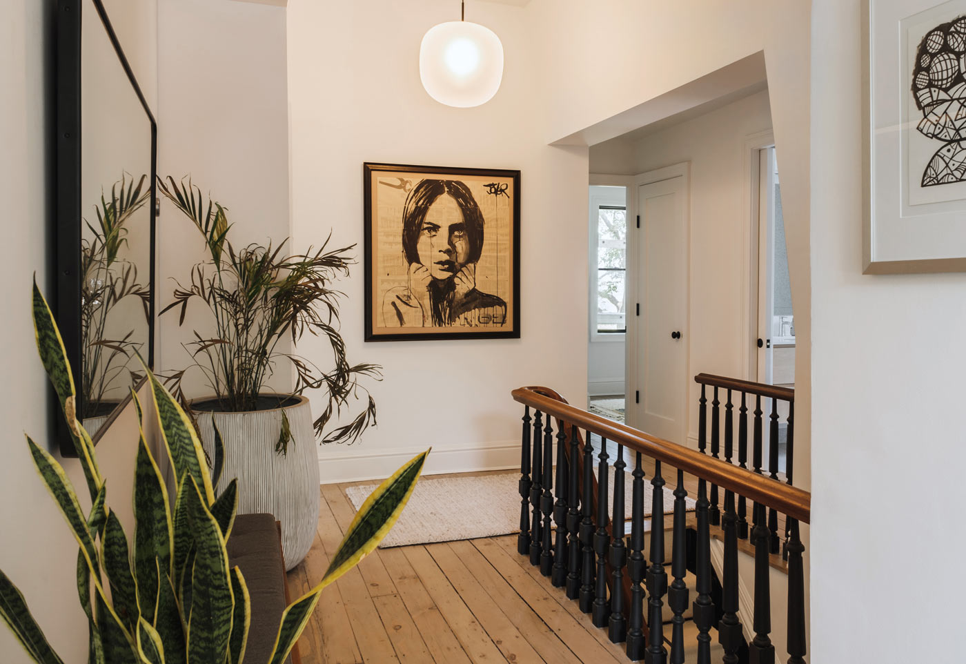 Bohemian modern renovation to Victorian Home