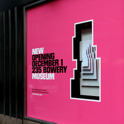 Additional Brand Design for Development Marketing - New Museum by Wolff Olins