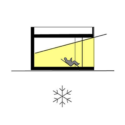 Architectural Solar Strategy Diagrams for Winter Sun Radiation
