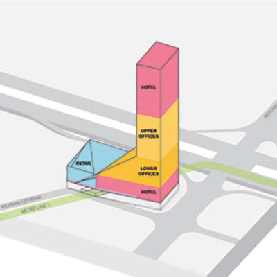 Work Graphic Design Architectural Diagrams for Shexen Interchange