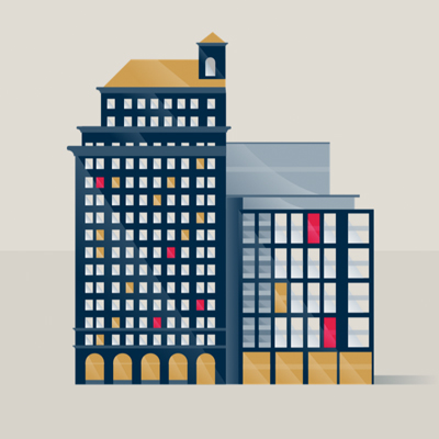 Simple Illustrations for Architecture and Development Building at 88 & 90 Lex by Heavenly