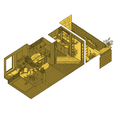 Hand-Drawn Narrative Architecture Illustration by Owen Pomery