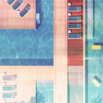 Rendered Architectural Plan Illustration