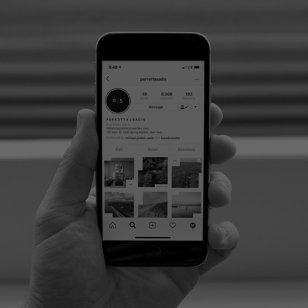 social media content design marketing for residential developments and architects