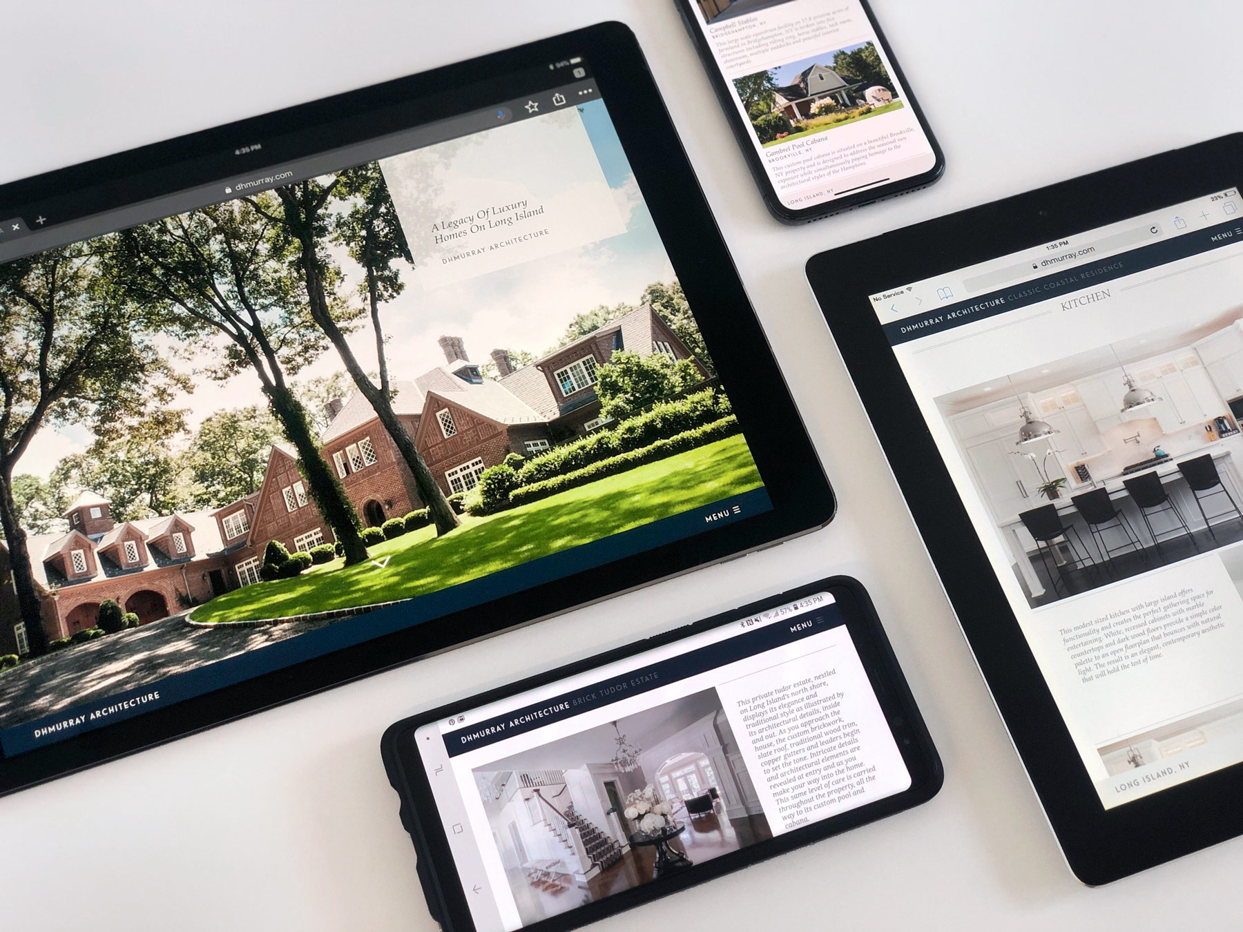 Branding and Web Design for Long Island Architecture Firm DHMurray Architects