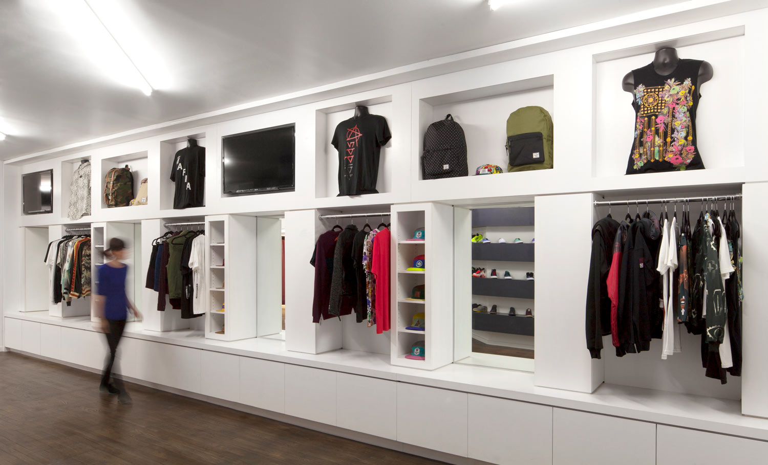 Custom Millwork for Lower East Side Sneaker Boutique