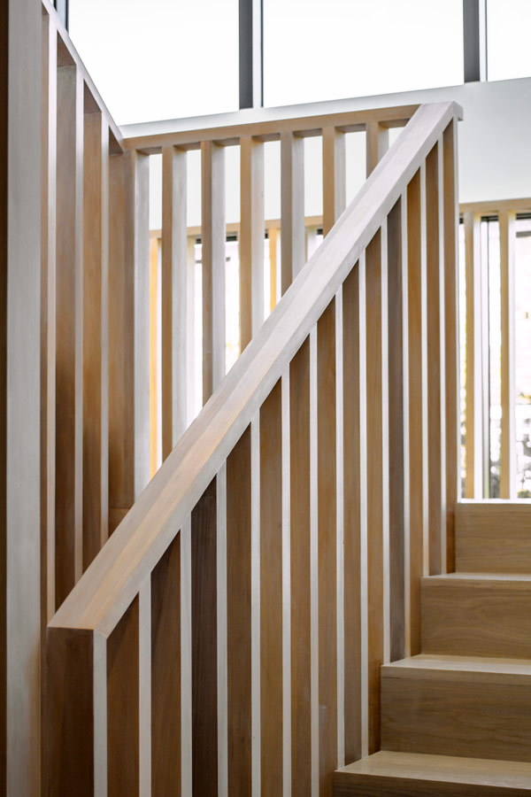 Light wood custom modern stair design interiors