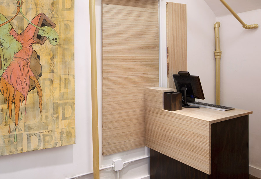 Custom Cashwrap Architecture Furniture Piece
