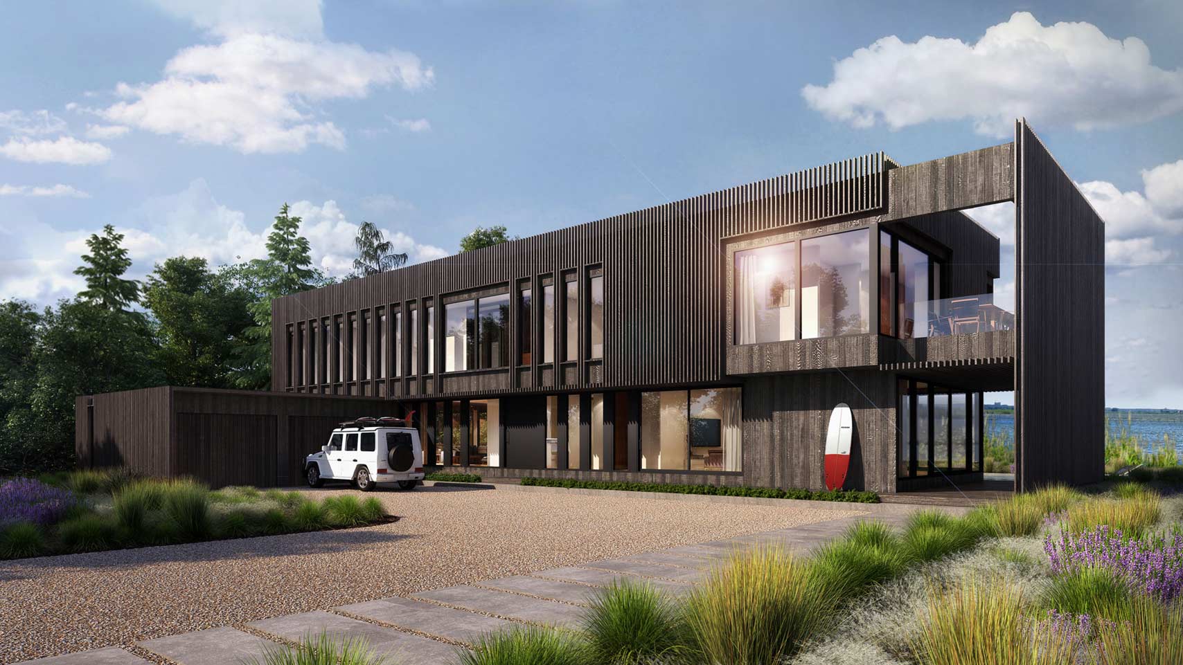 hamptons sleek modular prefab home architecture