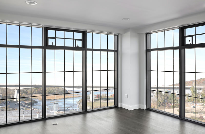 roslyn ny lumber road residential apartments interior detail