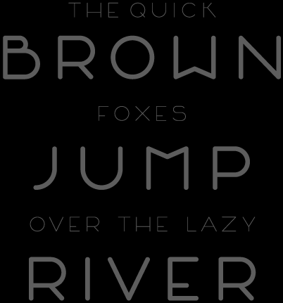 A Free Rounded Sans Serif Font Designed By The UP Studio