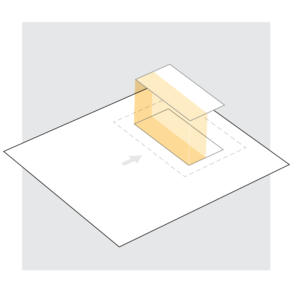 Architectural Diagram Shifting to Address Sun and MAximize Landscape