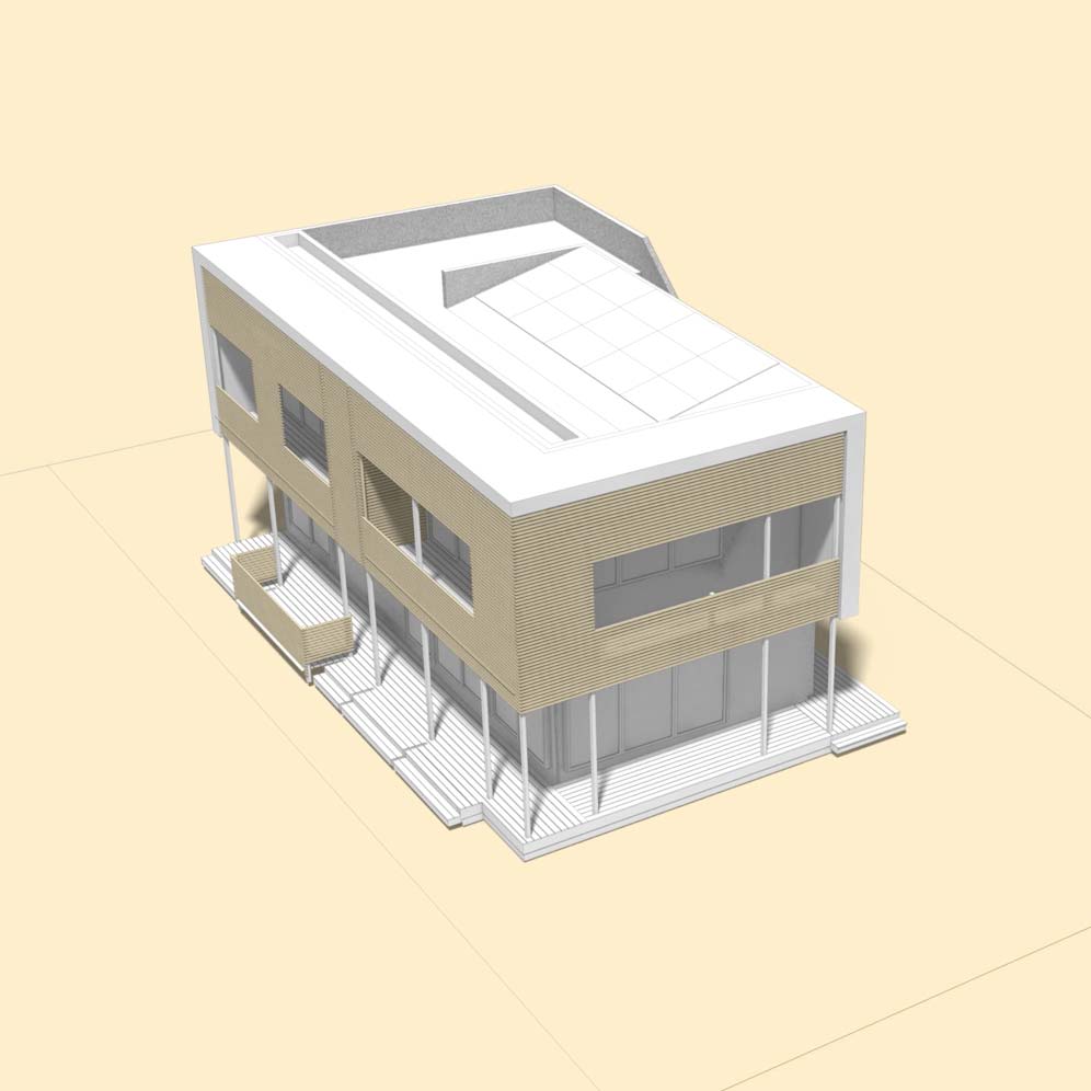 Sustainable Architecture Process Diagram Animation for Long Island Modern Home