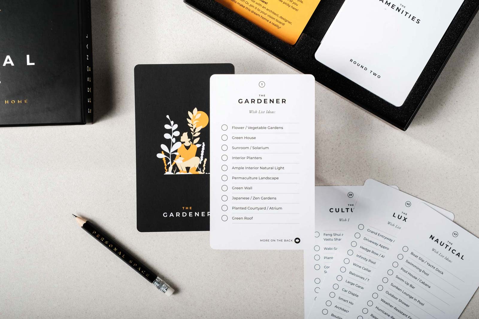 Cards with plants