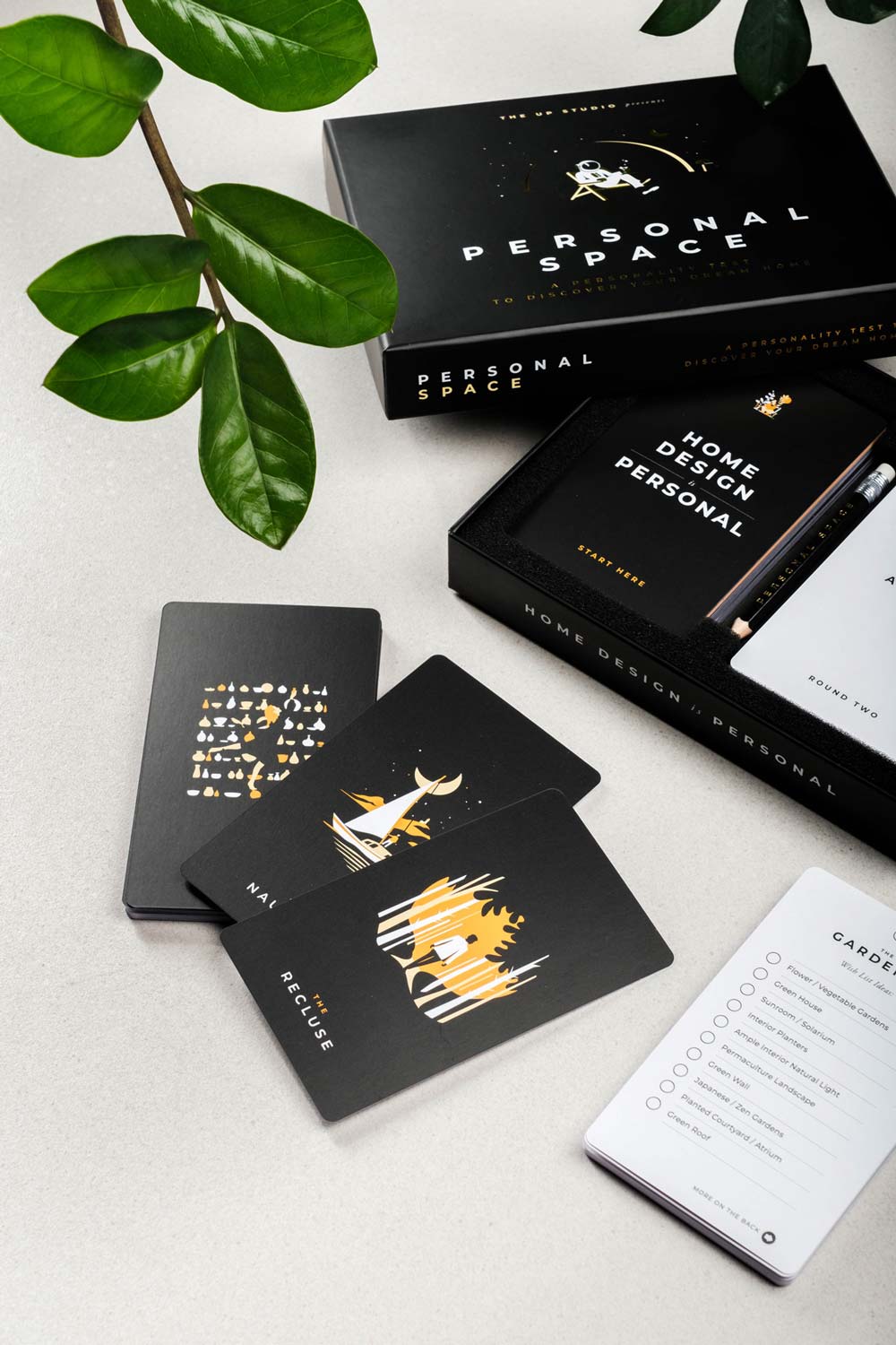Cards with plants