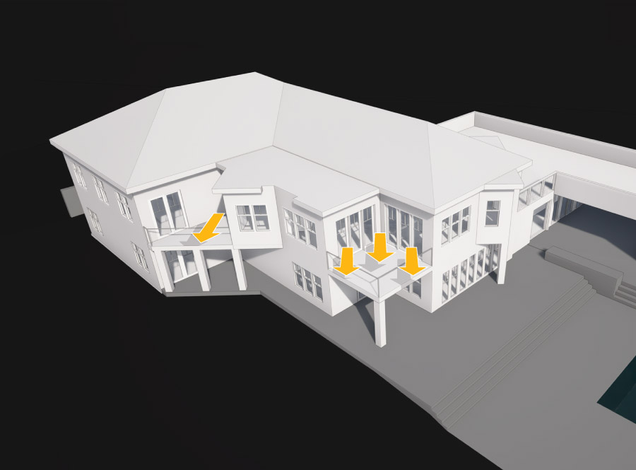 modern hampton beach house architecture diagram