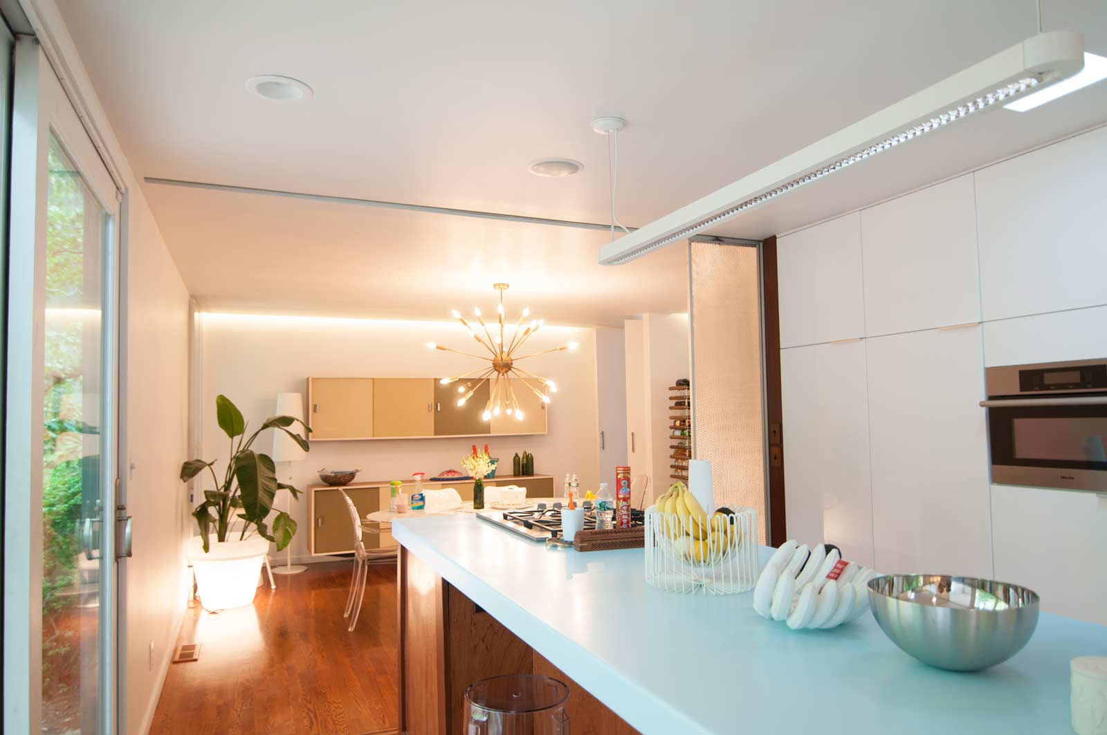 Roslyn estates Mid Century Modern Home Kitchen Renovation
