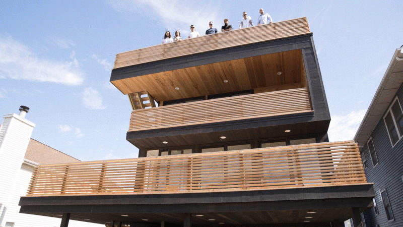 The up studio long island beach house architects team portrait