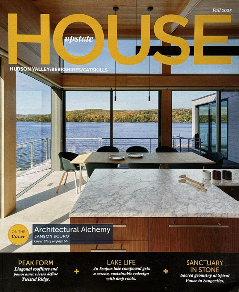 Upstate House Magazine feature of Twisted Ridge modern mountain home by The Up Studio