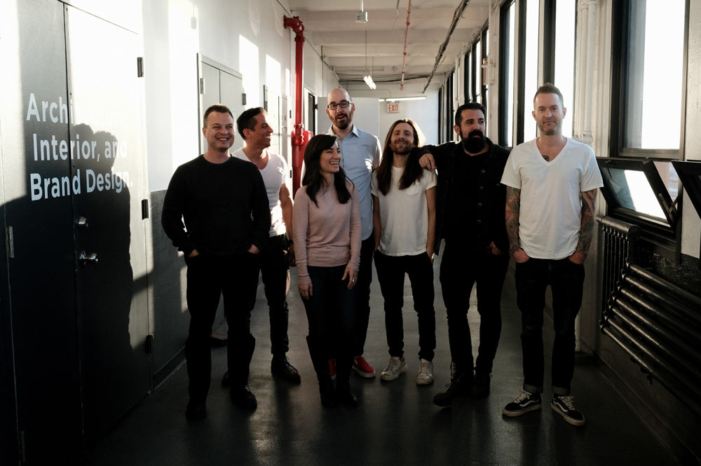 the up studio architecture and design team group portrait in Long Island City NY