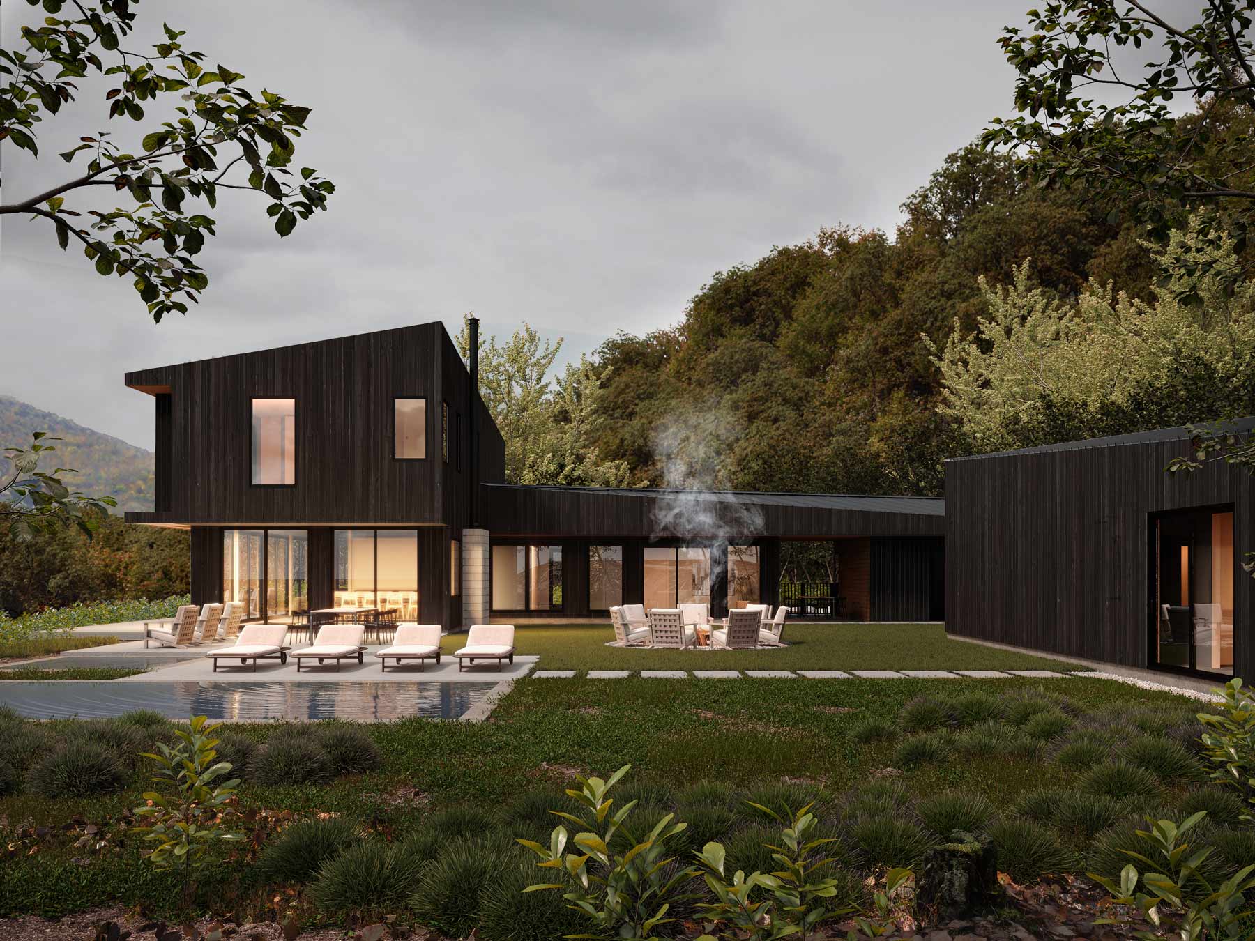 Hudson Valley Modern Mountain Retreat Architecture