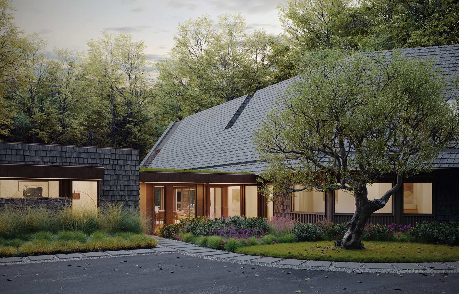 Accessible Single-Story modern home by The Up Studio.